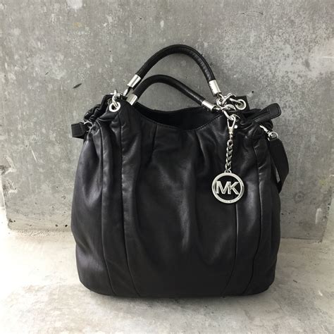 michael kors leather shopper|Michael Kors genuine leather handbags.